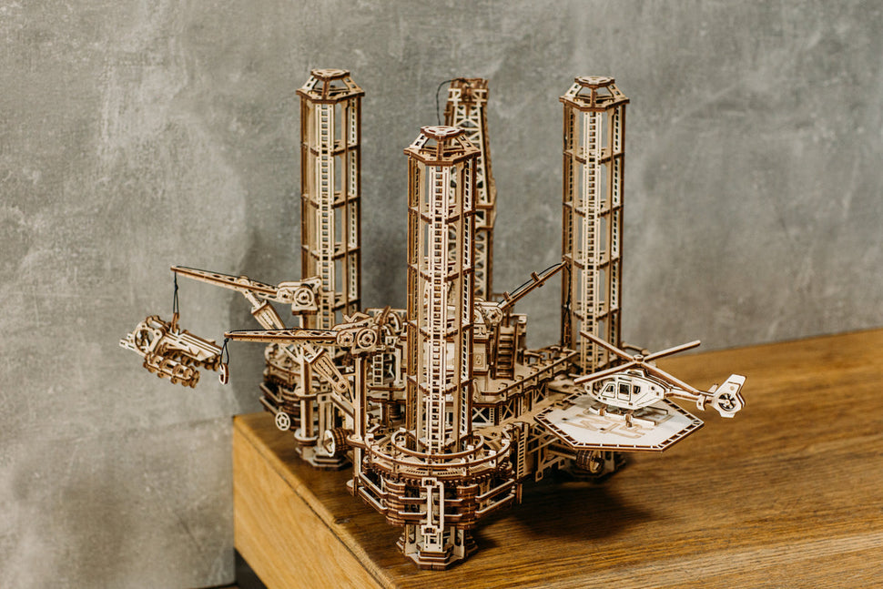 WoodTrick zware machines: van Offshore Rig tot Terrain Titan