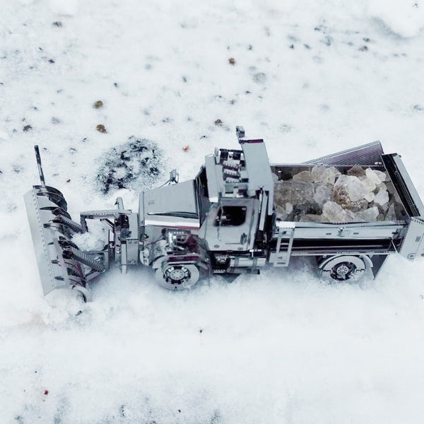 Sneeuwschuiver Truck Metalen Bouwpakket