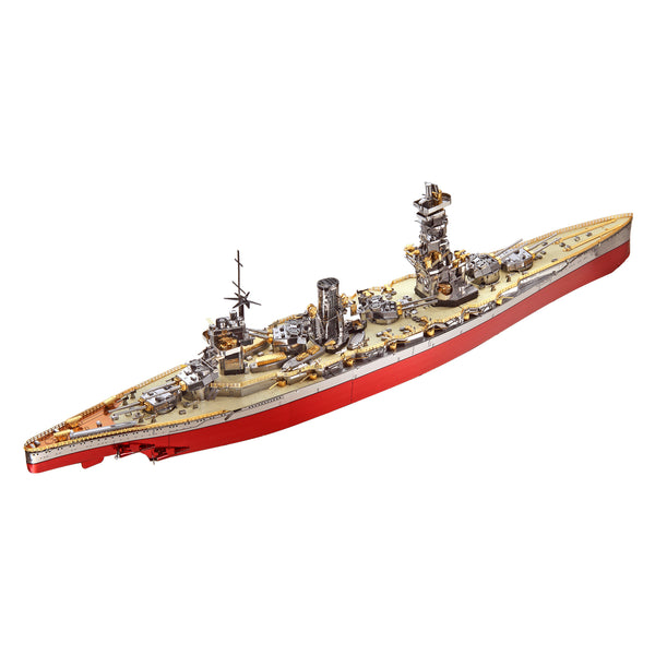 Fuso Japans Slagschip Metalen Bouwpakket – WOII Oorlogsschip Model