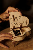 WoodTrick Grand Piano – Vleugel Muziekdoos Bouwpakket – foto 4