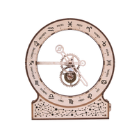 WoodTrick Kinetic Clock: Zodiac – Astronomisch Bouwpakket
