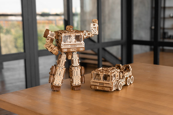 WoodTrick Timbertron Ultima – Transformer Robot Bouwpakket