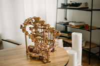 WoodTrick Spiral Marble Run – Houten Knikkerbaan Bouwpakket