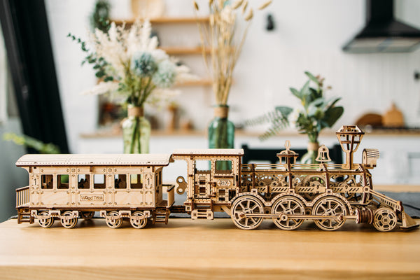 WoodTrick Locomotive R17 – Trein Bouwpakket voor Volwassenen