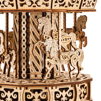 WoodTrick Parisian Carousel – Muziekdoos Bouwpakket – foto 2
