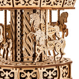 WoodTrick Parisian Carousel – Muziekdoos Bouwpakket – foto 2
