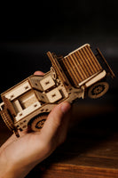 WoodTrick Military SUV – Legerauto Bouwpakket