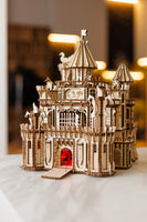 WoodTrick Dragon Castle – Kasteel Bouwpakket met Licht