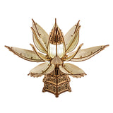 WoodTrick Fiery Bloom – Uniek houten bouwpakket met LED