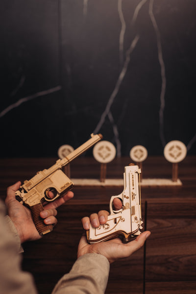 WoodTrick Set of Guns – Pistolen Set Bouwpakket
