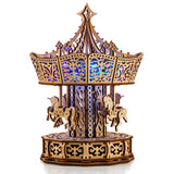 WoodTrick Parisian Carousel – Muziekdoos Bouwpakket – foto 1
