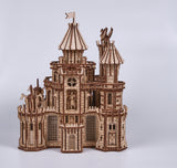 WoodTrick Dragon Castle – Kasteel Bouwpakket met Licht