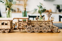 WoodTrick Locomotive R17 – Trein Bouwpakket voor Volwassenen
