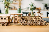 WoodTrick Locomotive R17 – Trein Bouwpakket voor Volwassenen