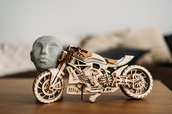 WoodTrick Motorcycle DMS – Motor Bouwpakket Volwassenen