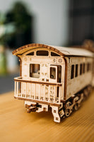 WoodTrick Locomotive R17 – Trein Bouwpakket voor Volwassenen