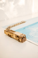 WoodTrick Rescue Firetruck – Houten Brandweerauto Bouwpakket