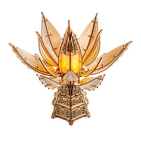 WoodTrick Fiery Bloom – Uniek houten bouwpakket met LED
