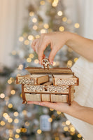 WoodTrick Treasure Box – Sieradendoos Bouwpakket met Kristallen – foto 5