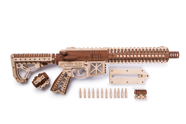 WoodTrick Assault Gun AR-T – Houten Aanvalsgeweer Bouwpakket