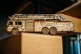 WoodTrick Rescue Firetruck – Houten Brandweerauto Bouwpakket