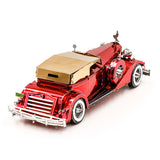 1934 Packard Twelve Convertible Metalen Bouwpakket - alternatief zijaanzicht van het opgebouwde model