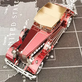 1934 Packard Twelve Convertible Metalen Bouwpakket - sfeerfoto van het opgebouwde model