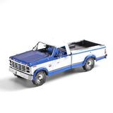 1982 Ford F-150 Metalen Bouwpakket - Pick-up - schuin overzicht van het opgebouwde model