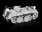 Halftrack-Motorfiets Metalen Bouwpakket - Rupsvoertuig - extra detailopname
