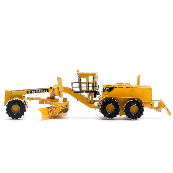 Motorgrader Metalen Bouwpakket - Wegenbouwmachine - alternatief voor- of achteraanzicht