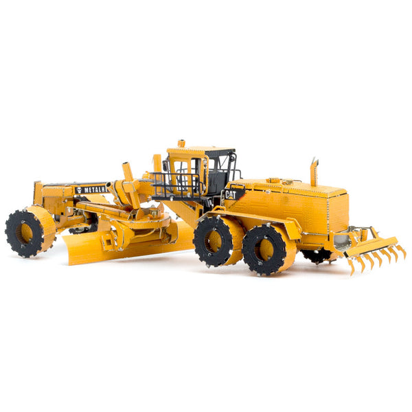 Motorgrader Metalen Bouwpakket - Wegenbouwmachine - sfeerfoto van het opgebouwde model