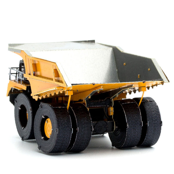 Mijnbouwtruck Metalen Bouwpakket - Reuzenkiepwagen - alternatief zijaanzicht van het opgebouwde model