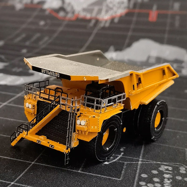 Mijnbouwtruck Metalen Bouwpakket - Reuzenkiepwagen - detail van carrosserie en constructie