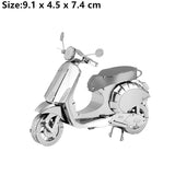 Vespa Primavera 150 Metalen Bouwpakket - Scooter - alternatief zijaanzicht van het opgebouwde model