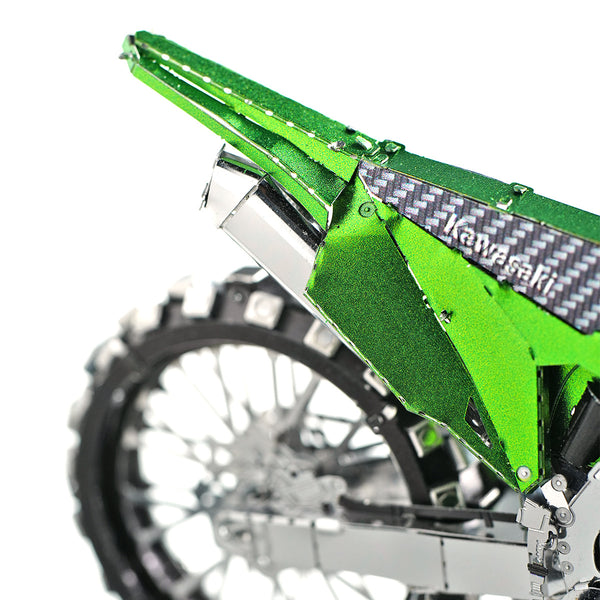 KX450 Crossmotor Metalen Bouwpakket - Groen - alternatief voor- of achteraanzicht