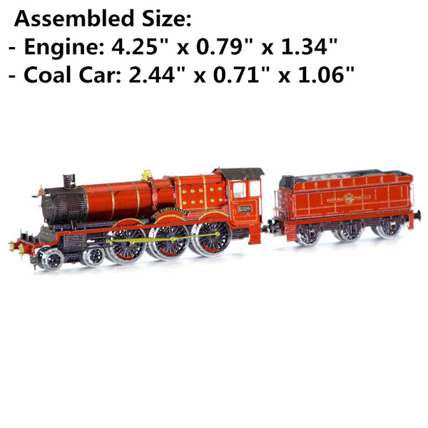 Hall-klasse stoomlocomotief met tender - rood-zwart-goud