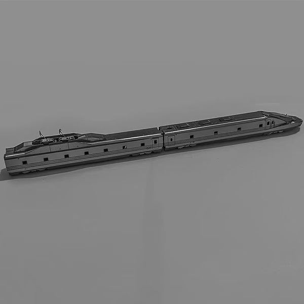 Japan Type 923 Shinkansen Metalen Bouwpakket - alternatief voor- of achteraanzicht