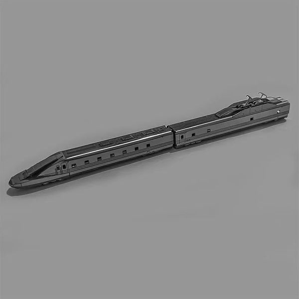 Japan Type 923 Shinkansen Metalen Bouwpakket - sfeerfoto van het opgebouwde model
