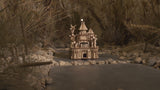 WoodTrick Dragon Castle - groot houten kasteel met licht - productvideo