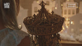WoodTrick Parisian Carousel - carrousel muziekdoos met licht - productvideo