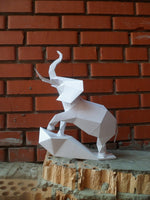 Olifant op rots - papier model - SlimSpul nederland b.v.