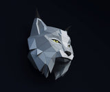 Lynx kop - papier model - SlimSpul nederland b.v.