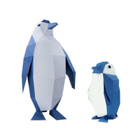 Pinguïn met kuiken - papier model - SlimSpul nederland b.v.