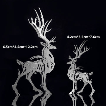 Hert RVS Modelbouwpakket - 6,5 cm formaat