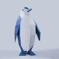 Pinguïn met kuiken - papier model - SlimSpul nederland b.v.
