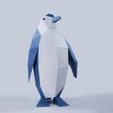 Pinguïn met kuiken - papier model - SlimSpul nederland b.v.