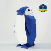 Pinguïn met kuiken - papier model - SlimSpul nederland b.v.