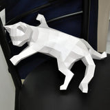 Klimmende kat - zwart rood grijs of wit - papier model - SlimSpul nederland b.v.
