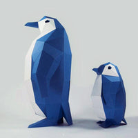 Pinguïn met kuiken - papier model - SlimSpul nederland b.v.