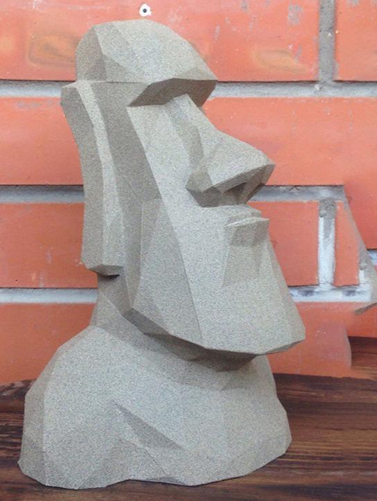 Paaseiland beeld - papier model - SlimSpul nederland b.v.